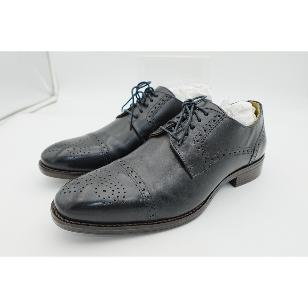 Johnston & Murphy Mens Wingtip Oxford Shoes Sz 10